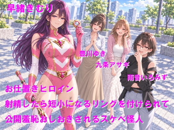 【R18 ASMR】お仕置きヒロイン 射精したら短小になるリングを付けられて公開羞恥おしおきされるスケベ怪人